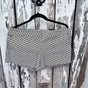 Express size 10 shirts Black Patterned 2 1/2 inseam NWT